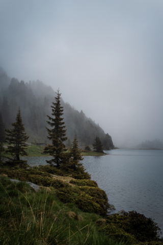 Obersee im Nebel Staller Sattel