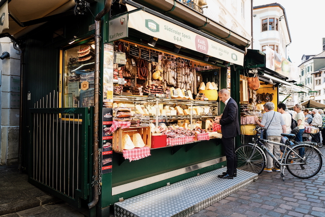 Bozen Obstmarkt